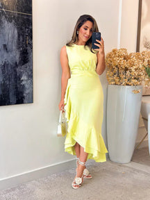 1191 - Vestido linho | Sereia